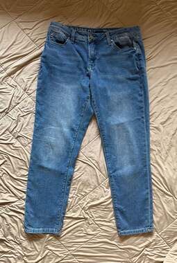 Laurie Felt Daisy Denim Boyfriend Jeans Size 4P